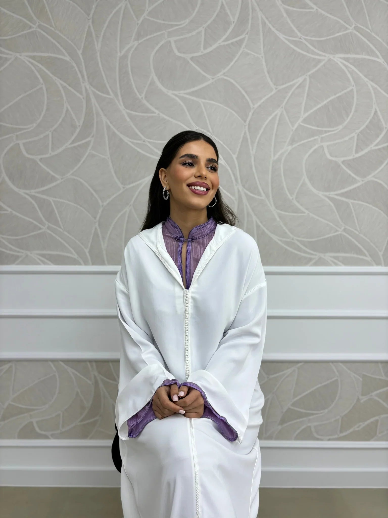 Ibtihal Djellaba – Tunique marocaine décontractée