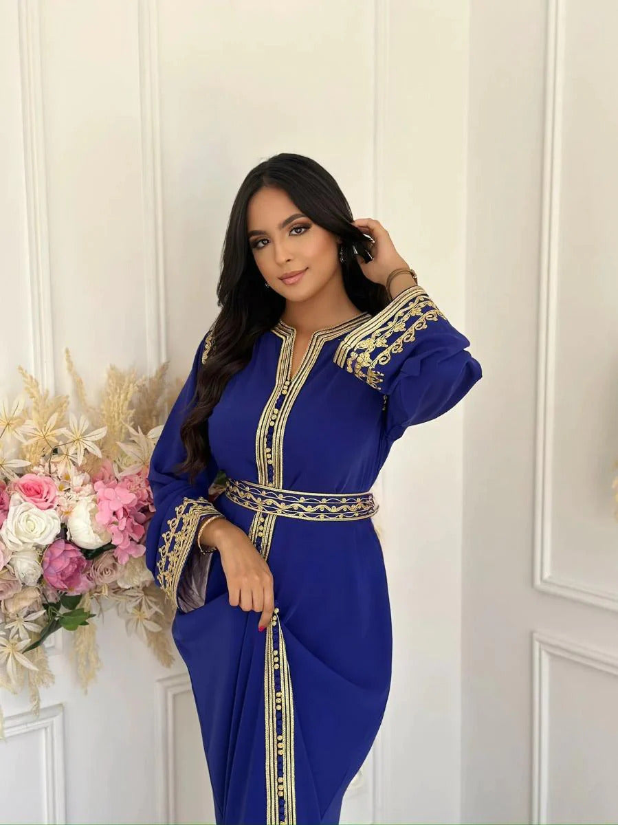 Kaoutar Kaftan – Robe marocaine artisanale – vue produit 4