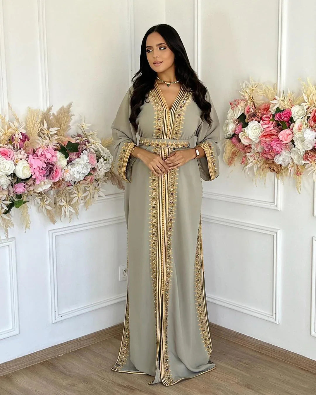 Sabah Kaftan – Robe marocaine artisanale