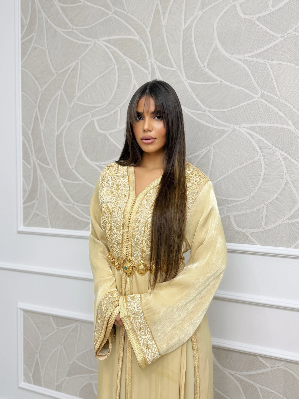 Fotoun Doré Takchita – Robe marocaine deux pièces – vue produit 3