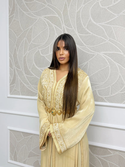 Fotoun Doré Takchita – Robe marocaine deux pièces – vue produit 3