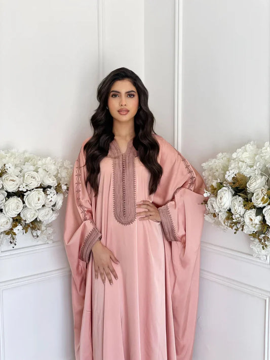 Niya Rose Abaya – Robe marocaine élégante d'intérieur