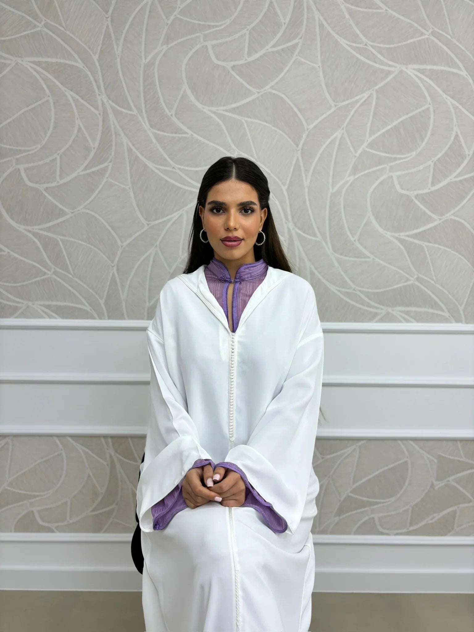 Ibtihal Djellaba – Tunique marocaine décontractée