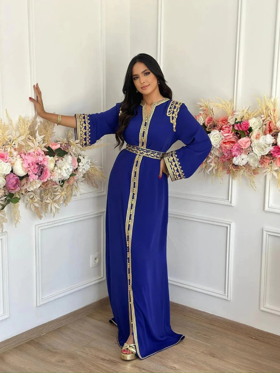 Kaoutar Kaftan – Robe marocaine artisanale – vue produit 3