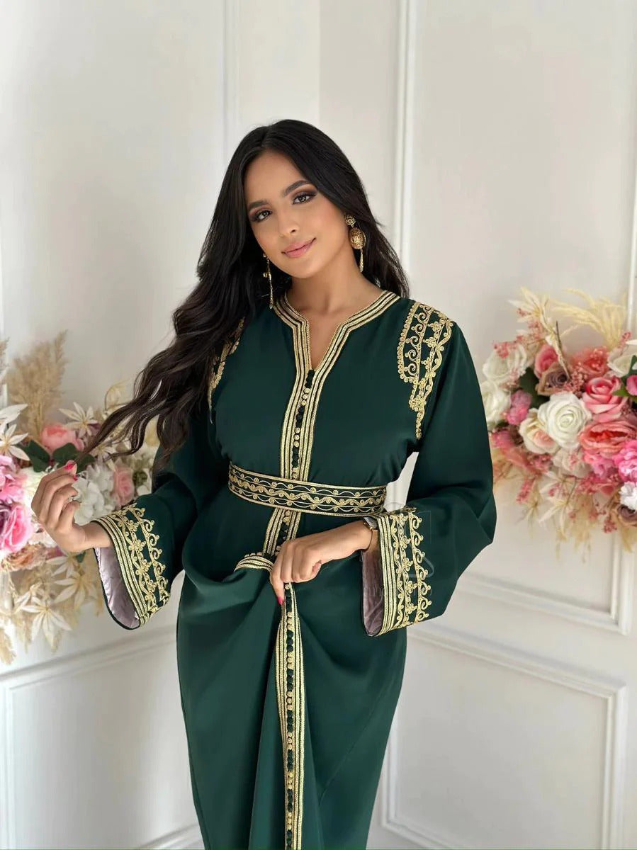 Kaoutar Kaftan – Robe marocaine artisanale – vue produit 5