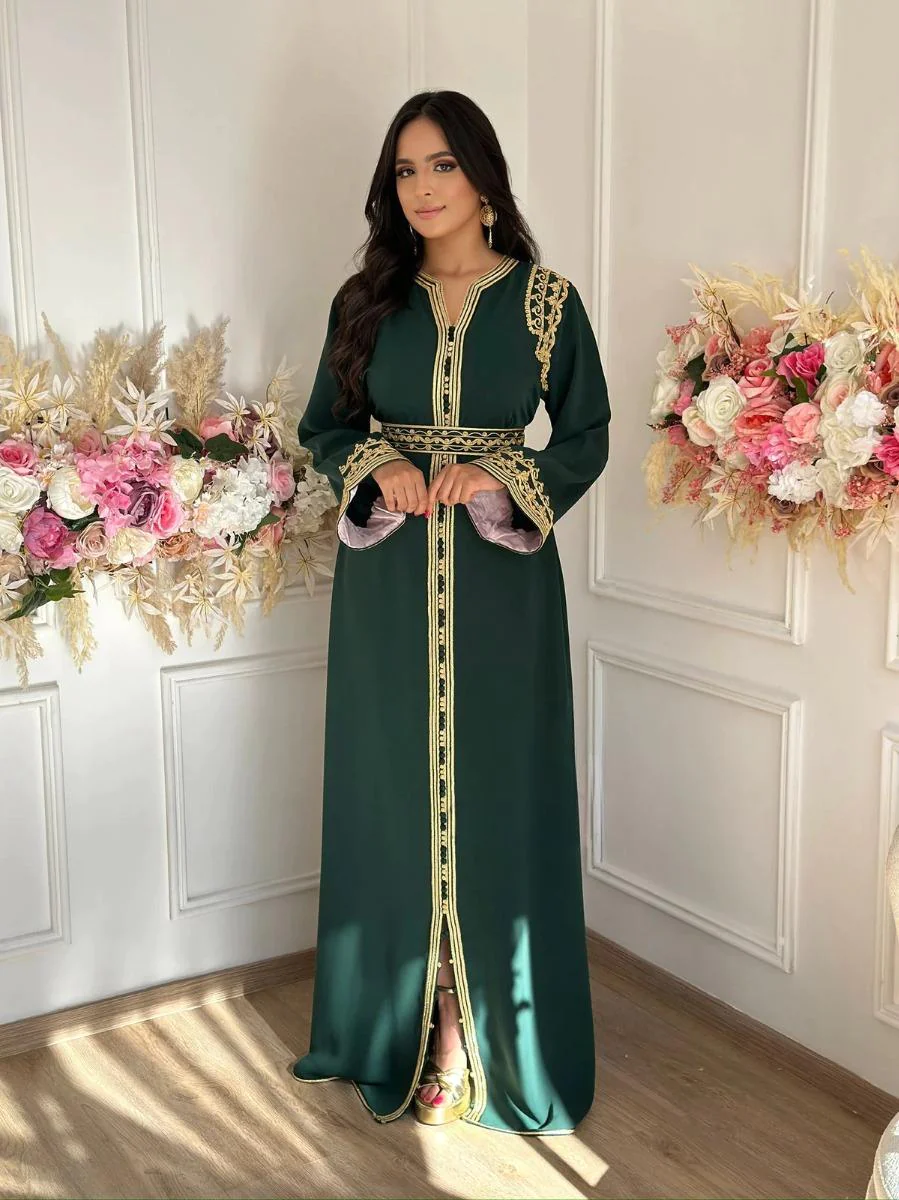 Kaoutar Kaftan – Robe marocaine artisanale – vue produit 6